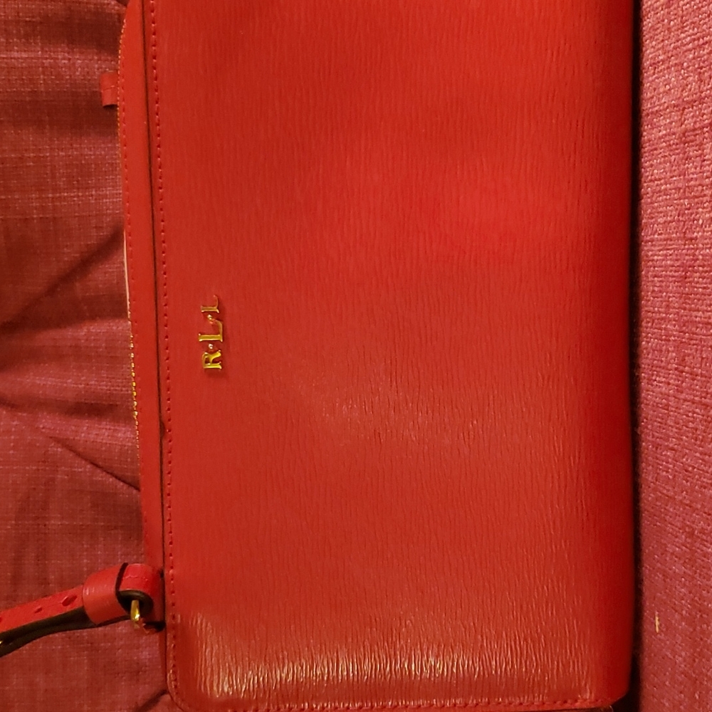 Red  Lauren BY Ralph Lauren crossbody